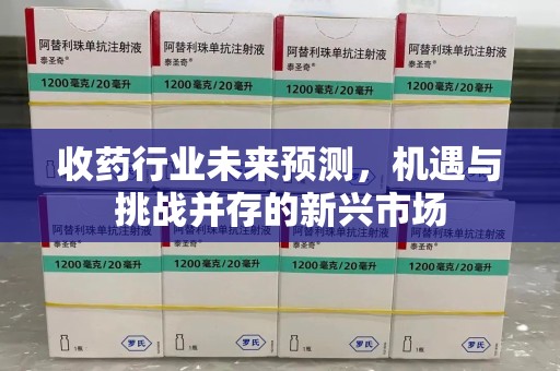 天津收药行业未来预测，机遇与挑战并存的新兴市场